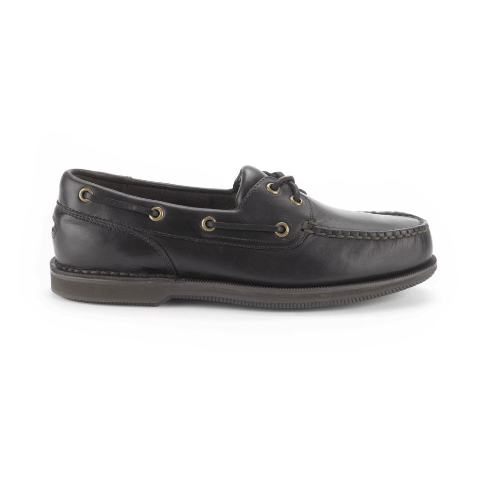 Rockport Canada Perth - Mens Boat Shoes Dark Brown (RDE320176)